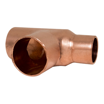 TEE DE COBRE REDUCCION 3/4X1/2X3/4" (711-R)